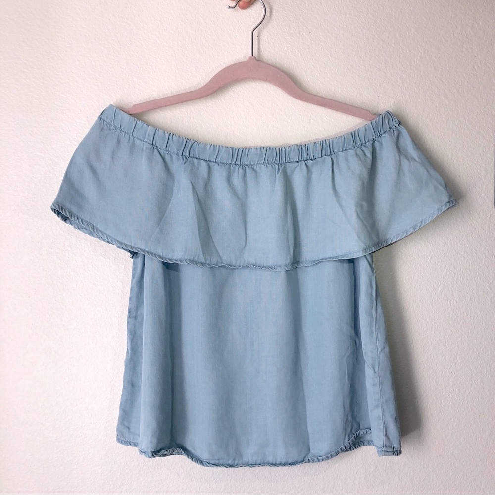 Cotton On light blue top SIZE XS